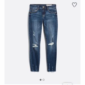 Pistola Makayla distressed scissor cut hem jean